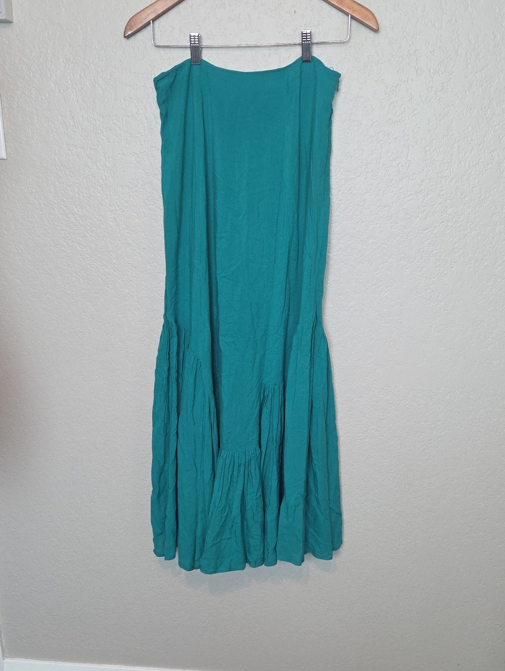 WD.NY Teal Maxi Skirt